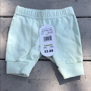 Preemie Light green pants